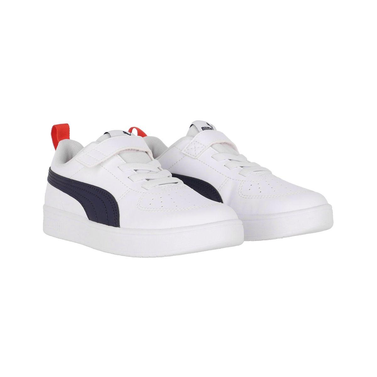 Zapatilla Puma Rickie Niño White/Peacoat-2