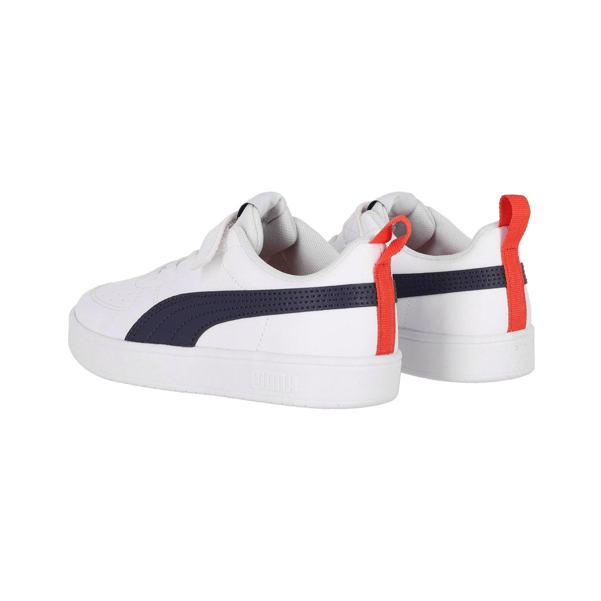 Zapatilla Puma Rickie Niño White/Peacoat-3