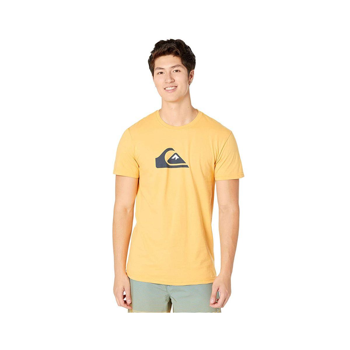 Polera Quiksilver Comp Logo Hombre Rattan-0