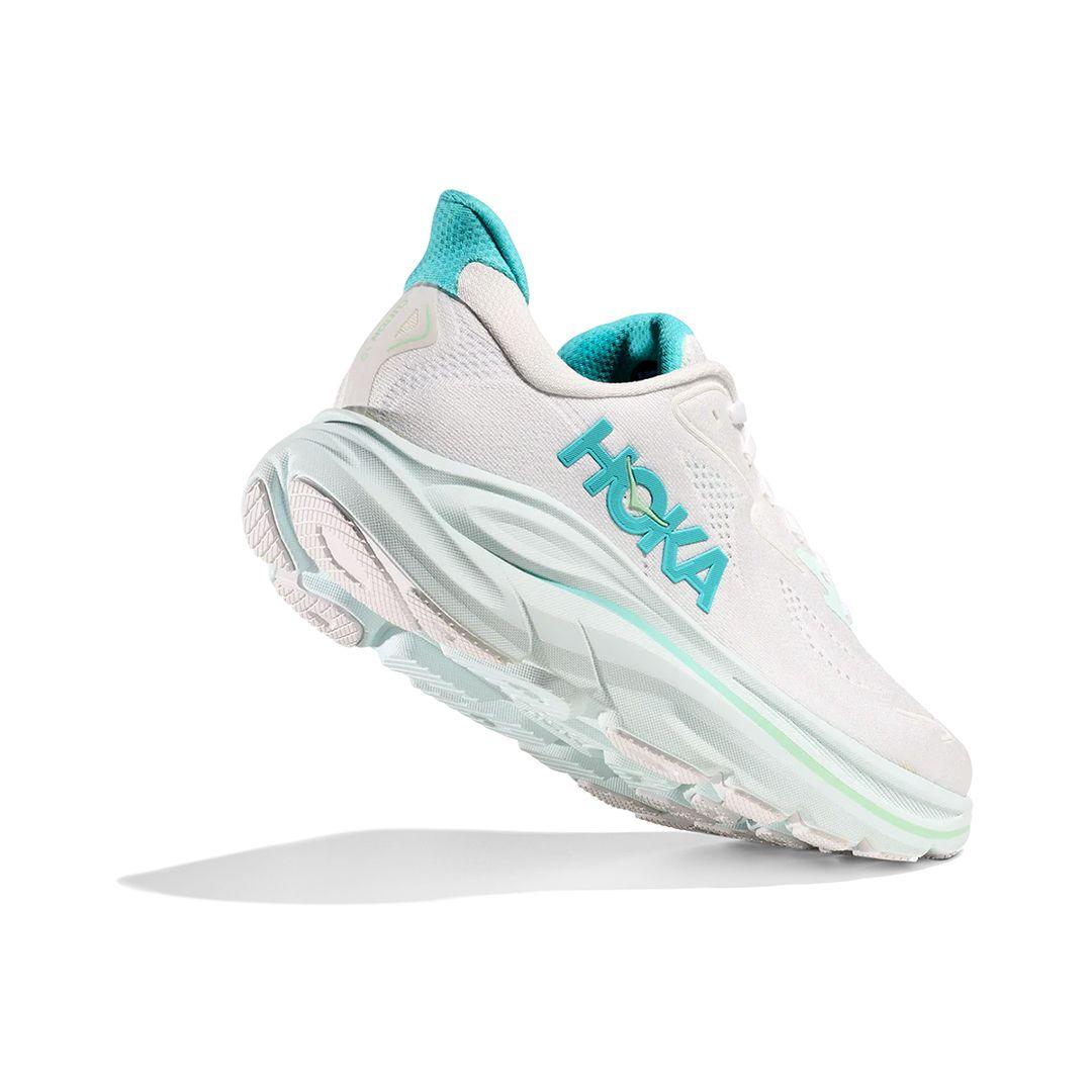 Zapatillas Hoka Clifton 10 Mujer White/Blue-3