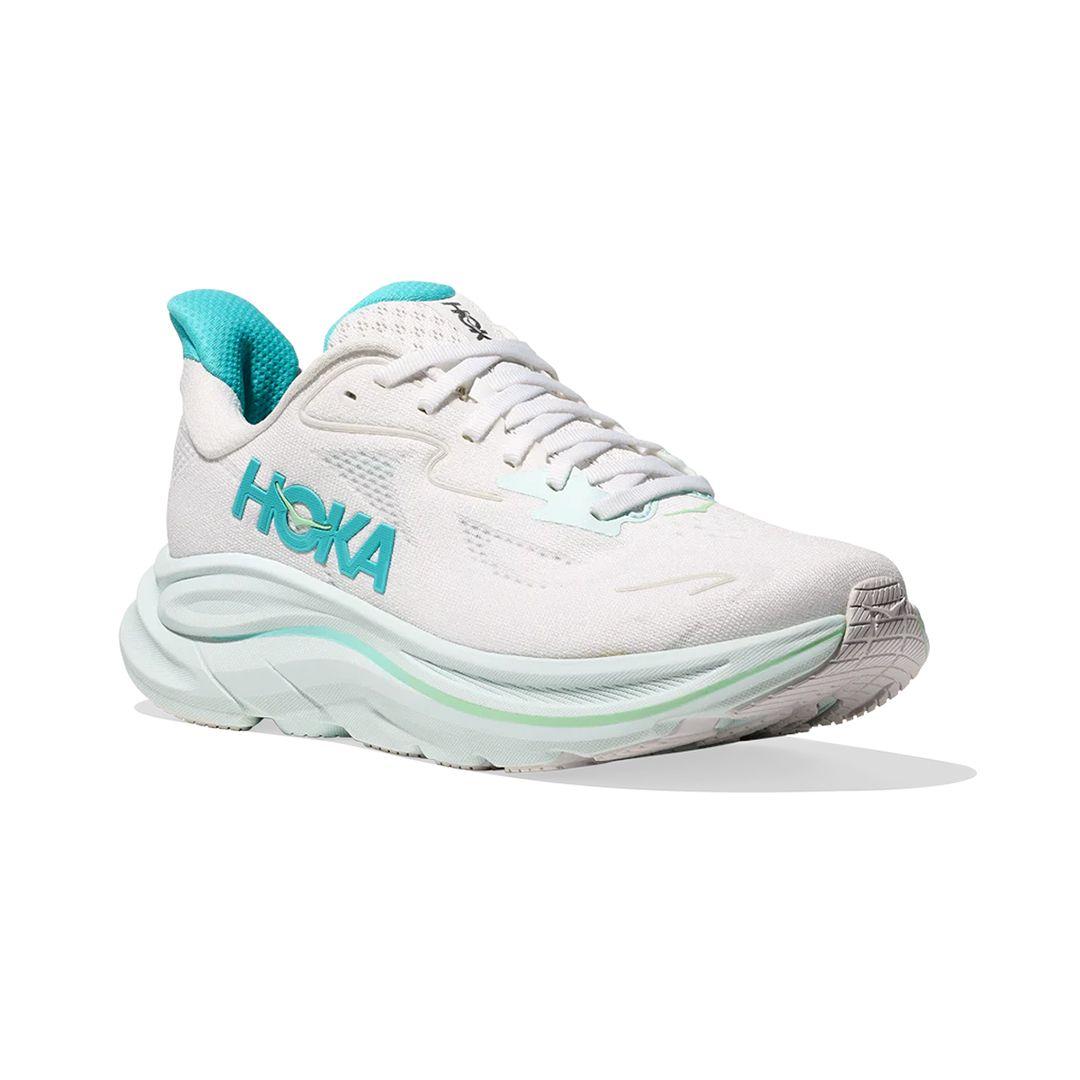 Zapatillas Hoka Clifton 10 Mujer White/Blue-5
