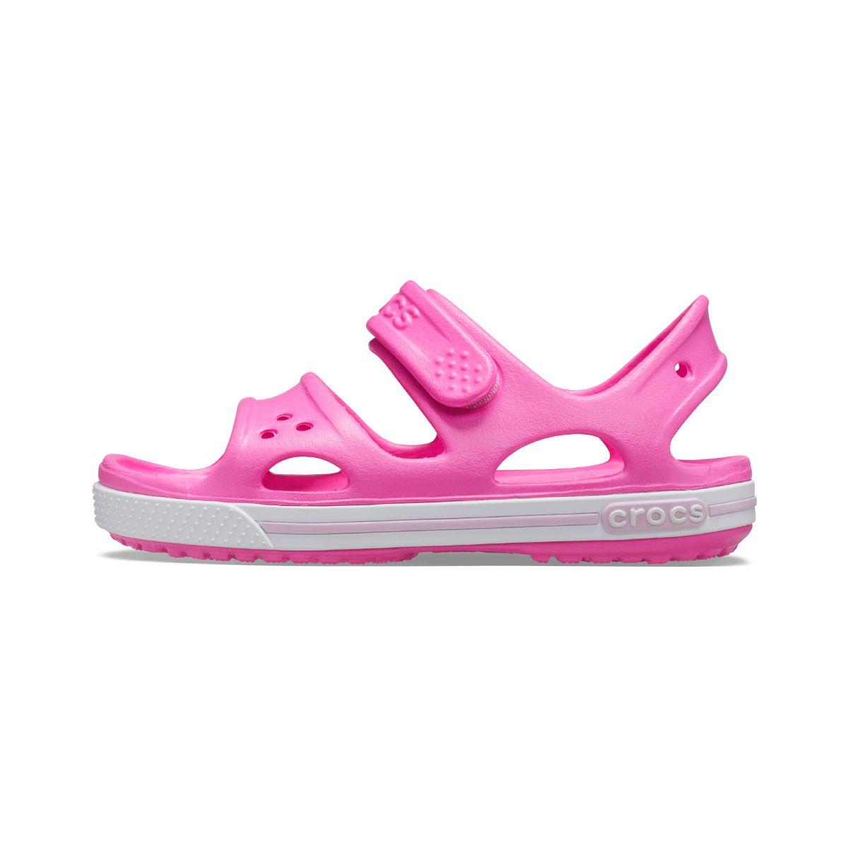 Sandalia Crocs Crocband II PS Niña Electric Pink-2