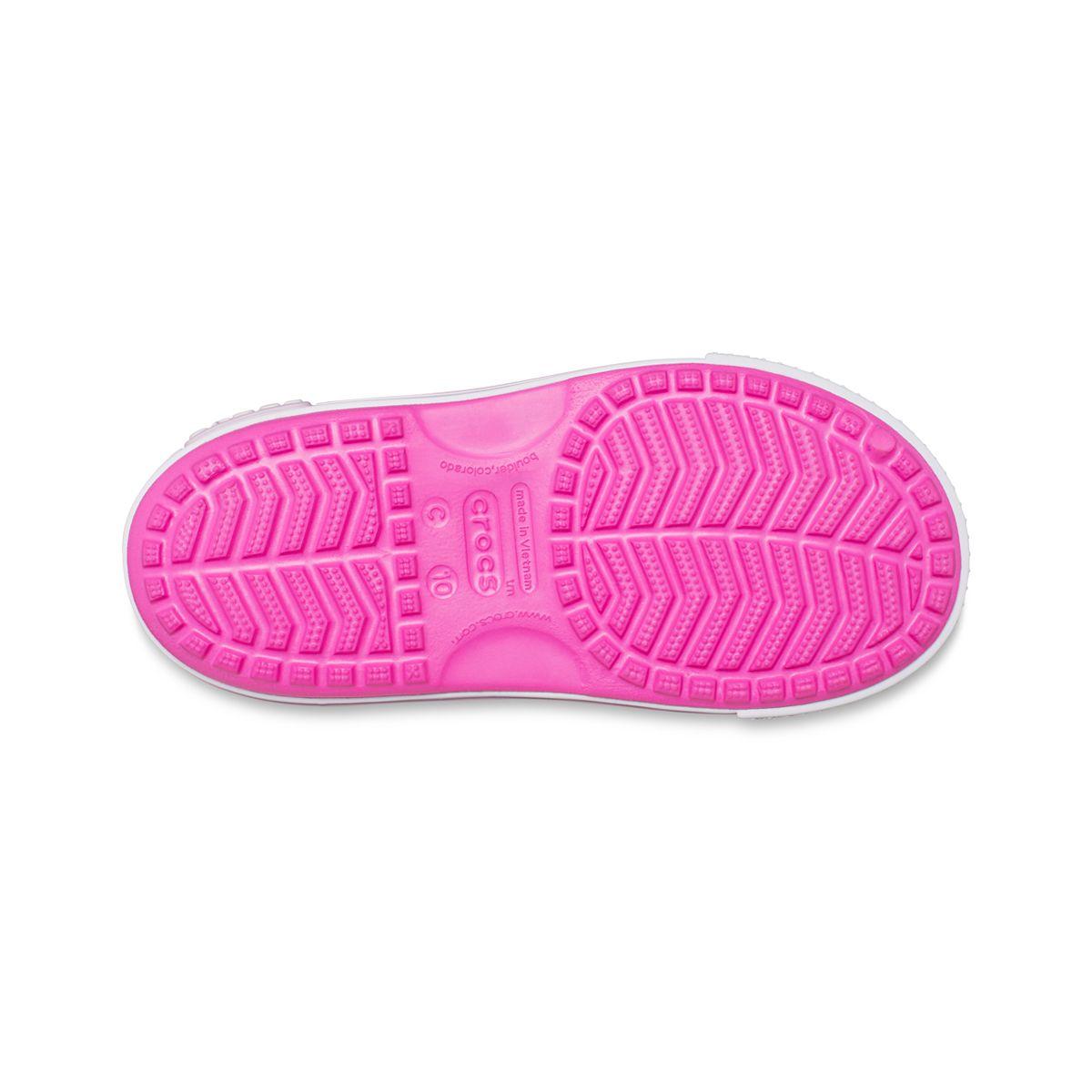 Sandalia Crocs Crocband II PS Niña Electric Pink-3