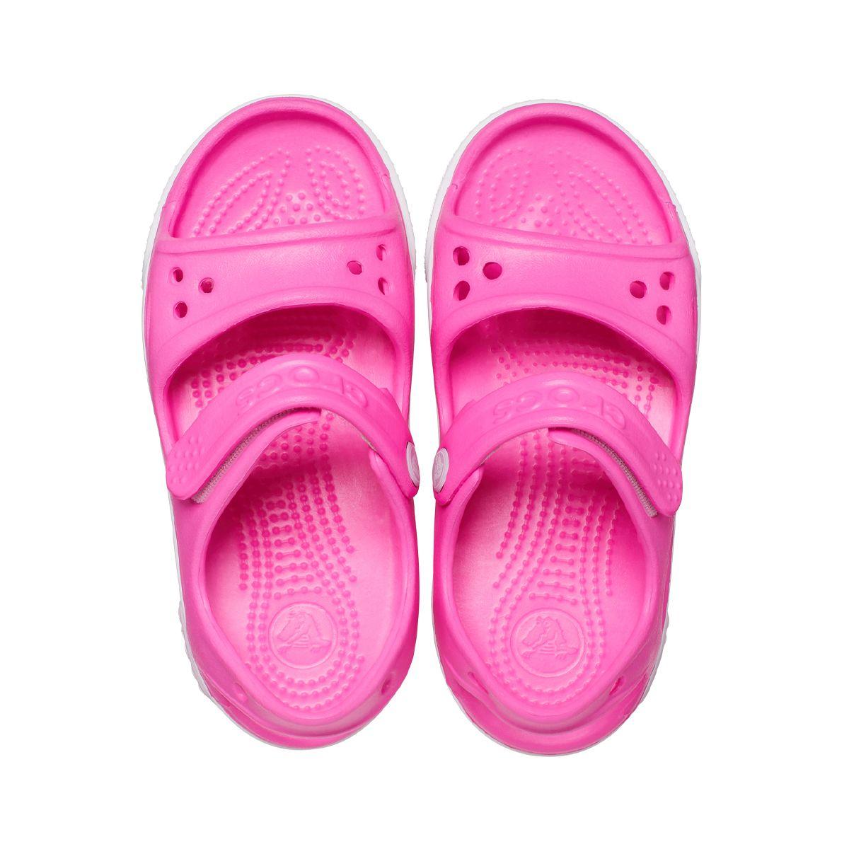 Sandalia Crocs Crocband II PS Niña Electric Pink-5