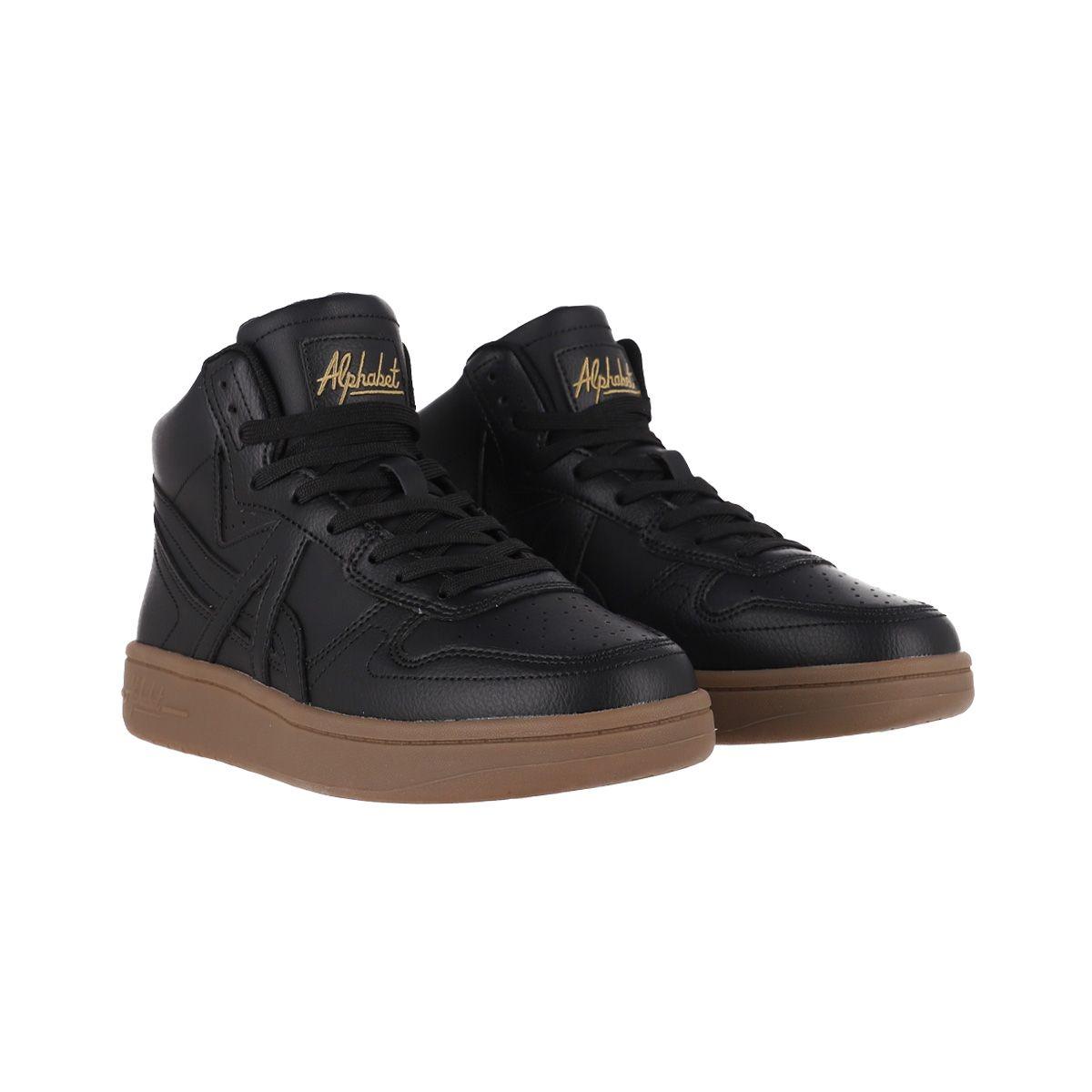 Zapatillas Joven Palermo Alphabet Negras-2