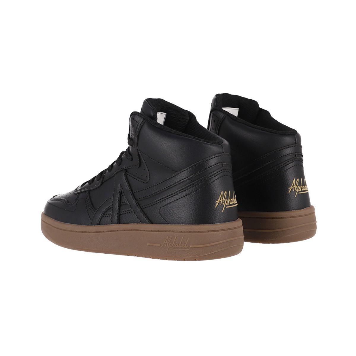 Zapatillas Joven Palermo Alphabet Negras-3