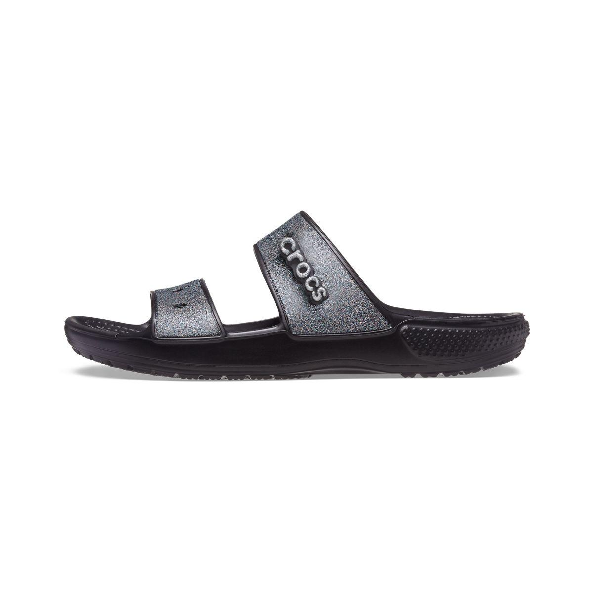 Sandalia Crocs Classic Glitter II Unisex Black-2