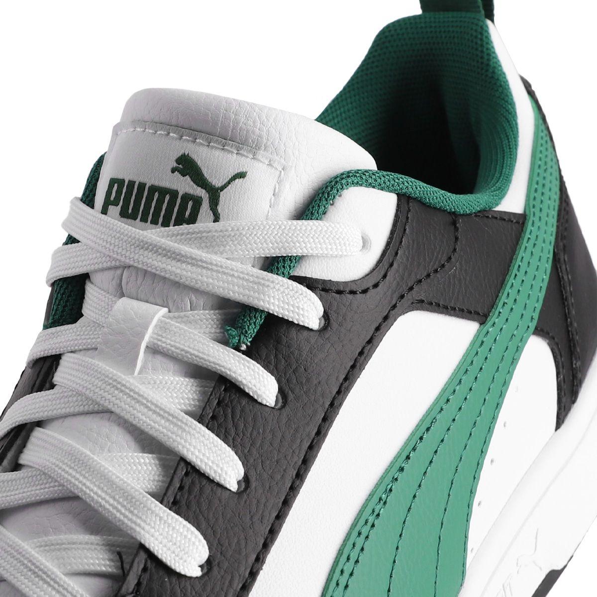 Zapatillas Urbanas Puma Rebound v6 Low Hombre Blancas/Negras-5