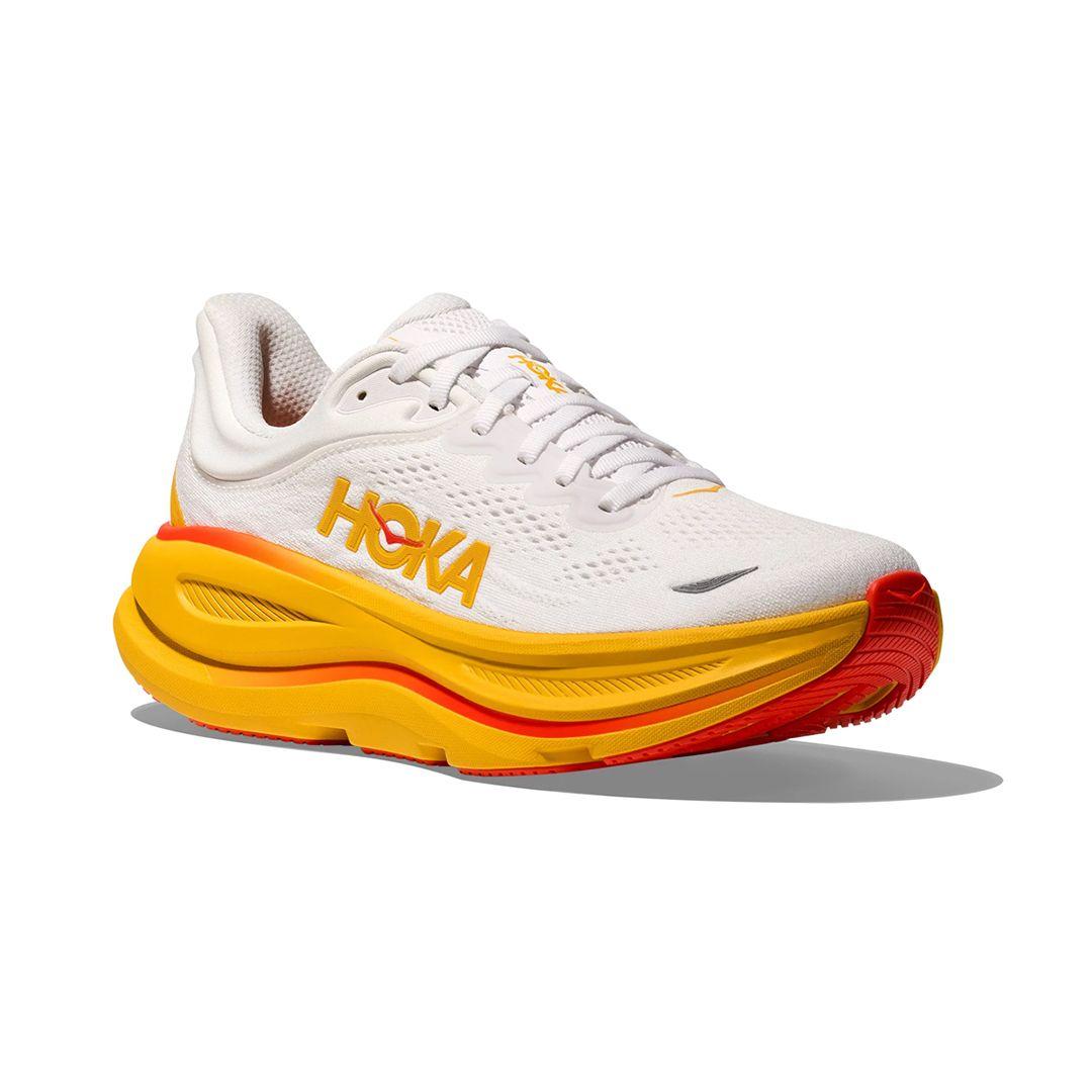 Zapatillas Hoka Bondi 9 Hombre Frost/Sunflower-5
