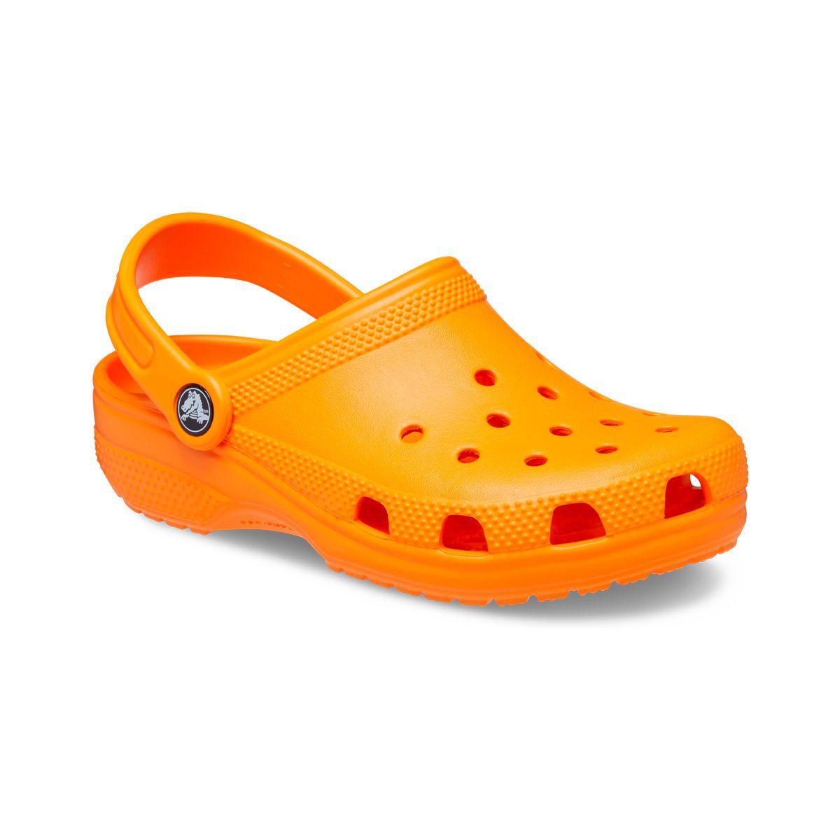 Zueco Crocs Classic Niños TD Orange Zing-0