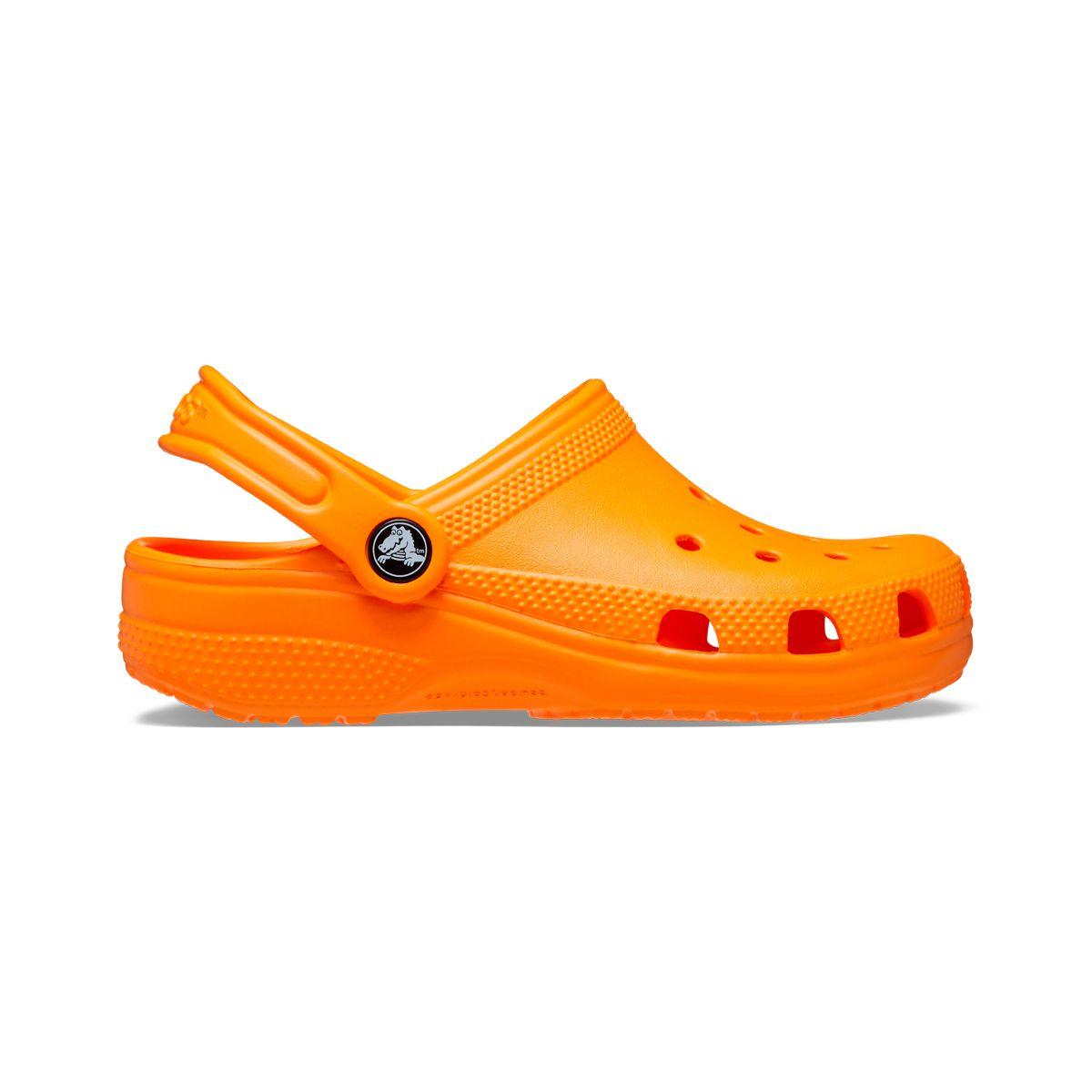 Zueco Crocs Classic Niños TD Orange Zing-1