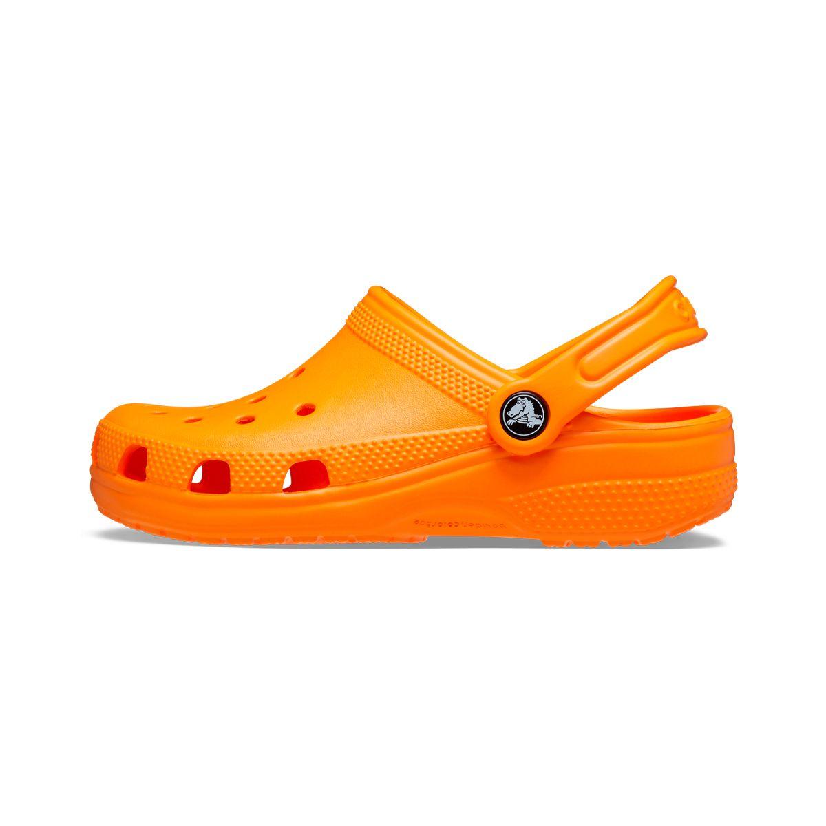 Zueco Crocs Classic Niños TD Orange Zing-2