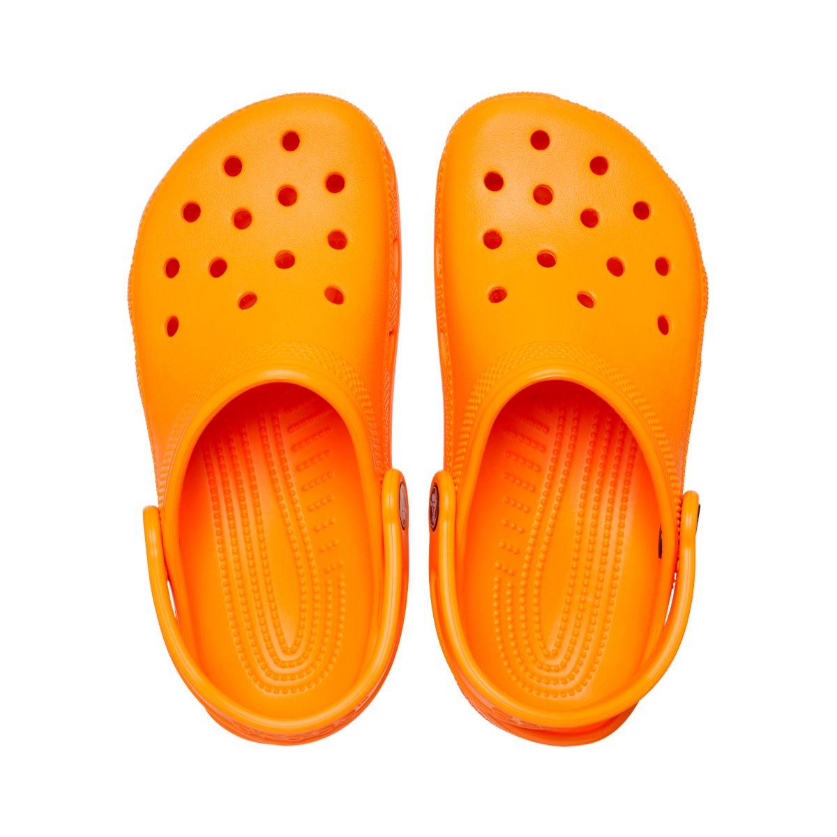 Zueco Crocs Classic Niños TD Orange Zing-5