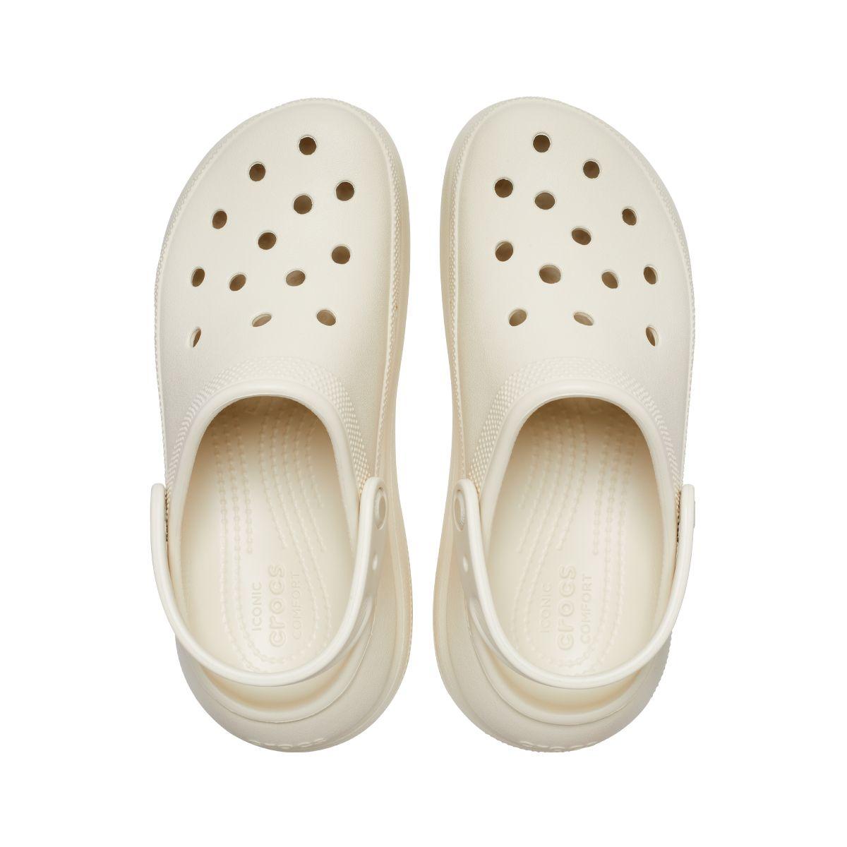 Zueco Crocs Classic Crush Mujer Bone-5