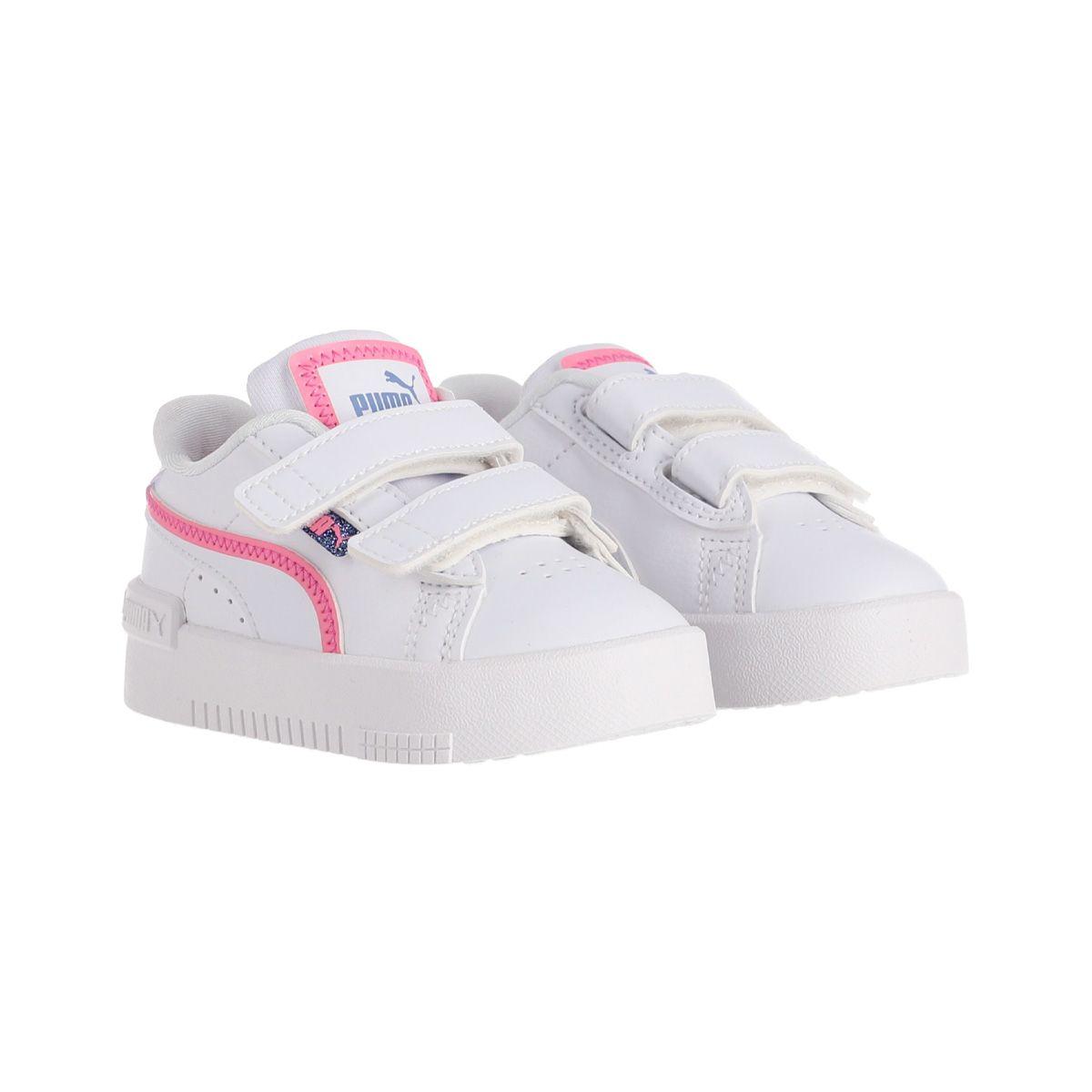 Zapatilla Puma Jada Deep Dive Niños TD Blancas/Rosadas-2