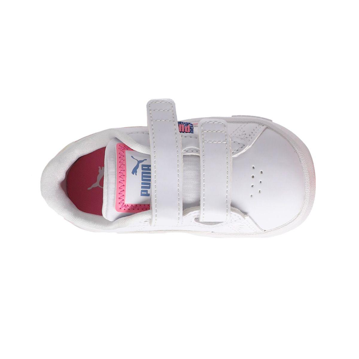 Zapatilla Puma Jada Deep Dive Niños TD Blancas/Rosadas-4