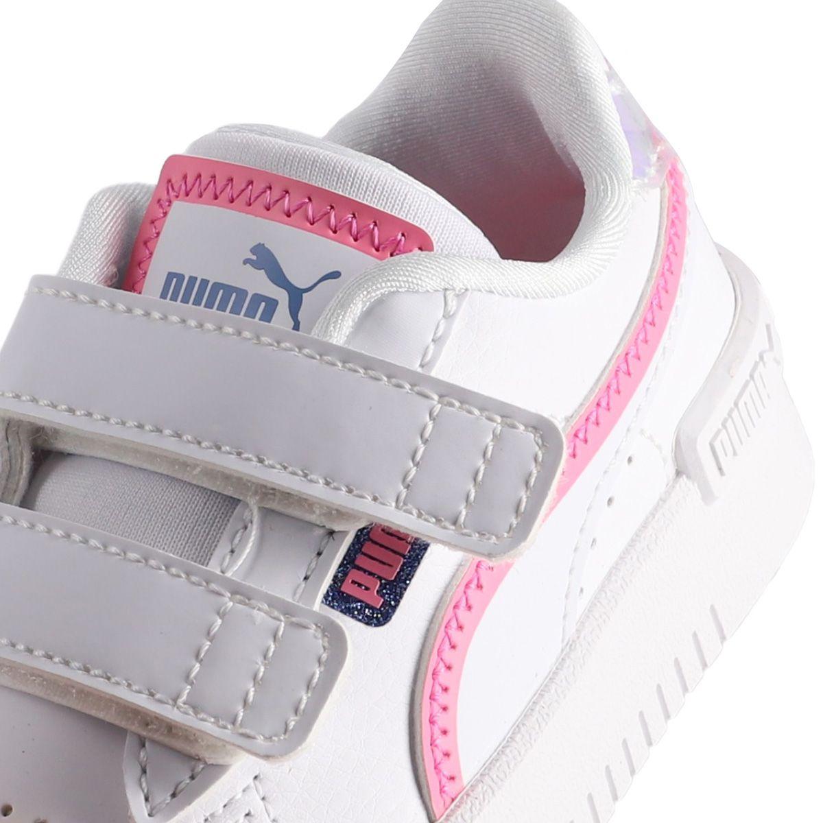 Zapatilla Puma Jada Deep Dive Niños TD Blancas/Rosadas-5