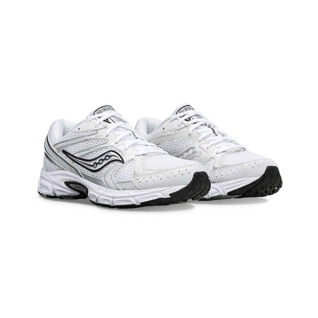 Zapatilla Saucony Grid Ride Millennium Hombre White/Silver-2