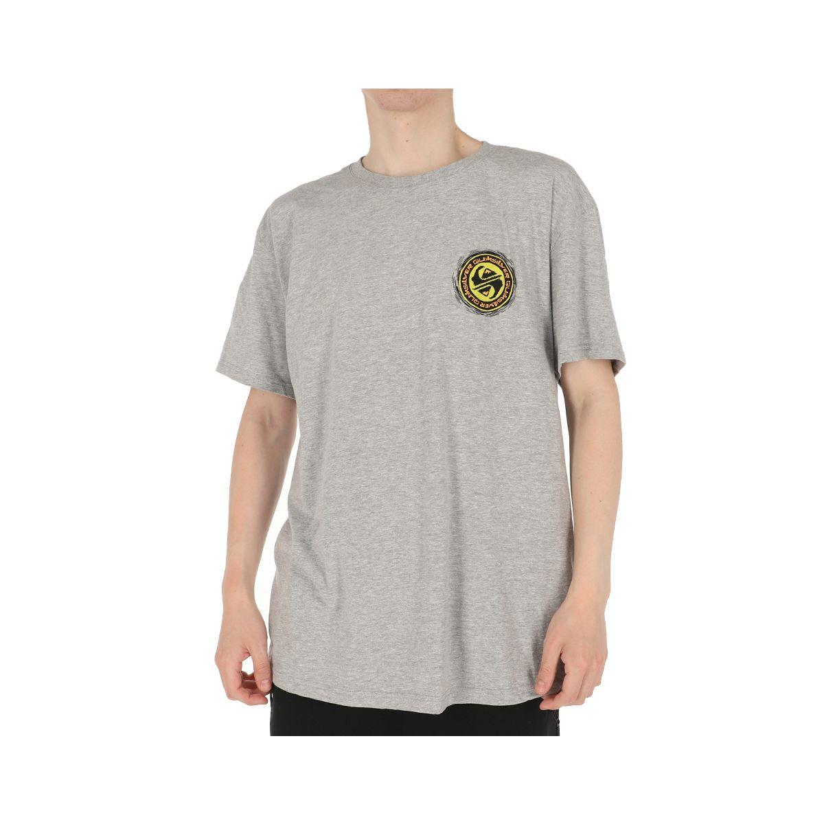 Polera Quiksilver Good Vibration Hombre Athletic Heather-0