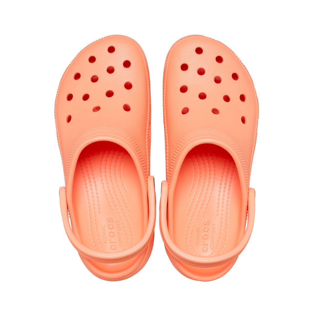 Zueco Crocs Classic Platform Mujer Orange-5