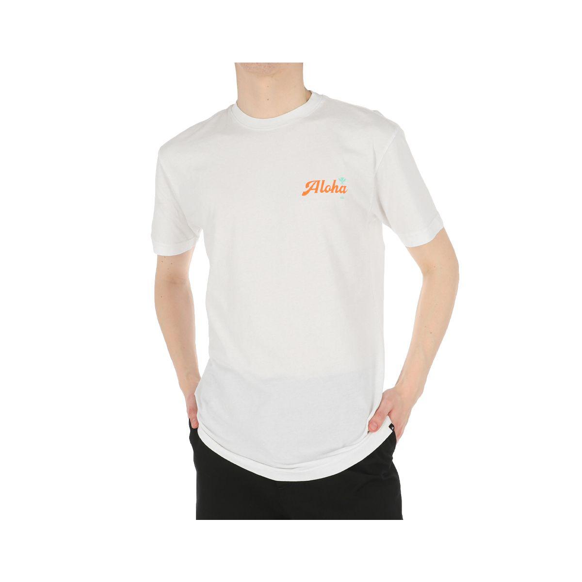 Polera Quiksilver Hi Parallels Hombre Snow White-0