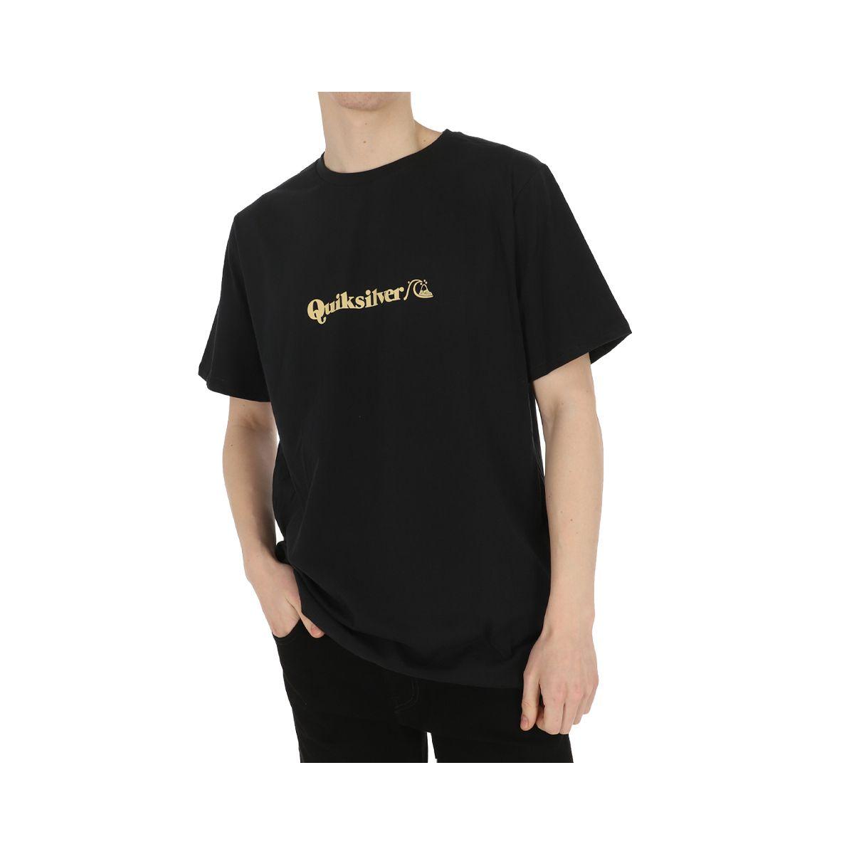 Polera Hombre Quiksilver Logo Black-0