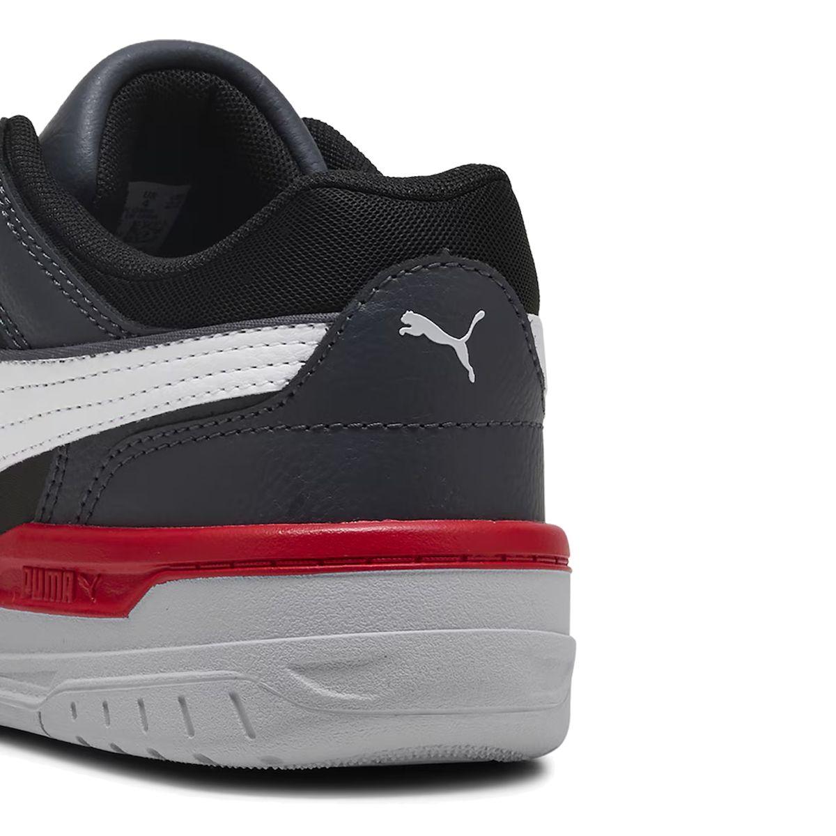 Zapatillas Joven Rebound Retro Puma Negras/Rojas/Blancas-3