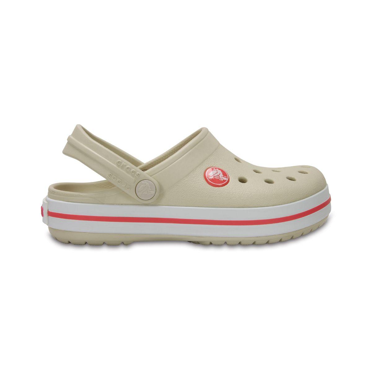 Zueco Crocs Crocband Niño Stucco/Melon-1