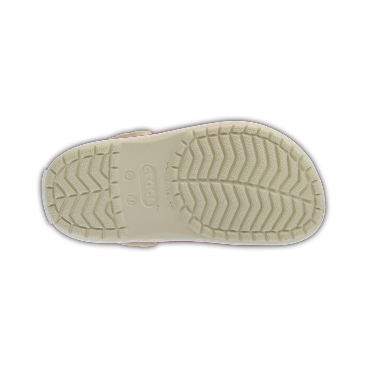 Zueco Crocs Crocband Niño Stucco/Melon-2