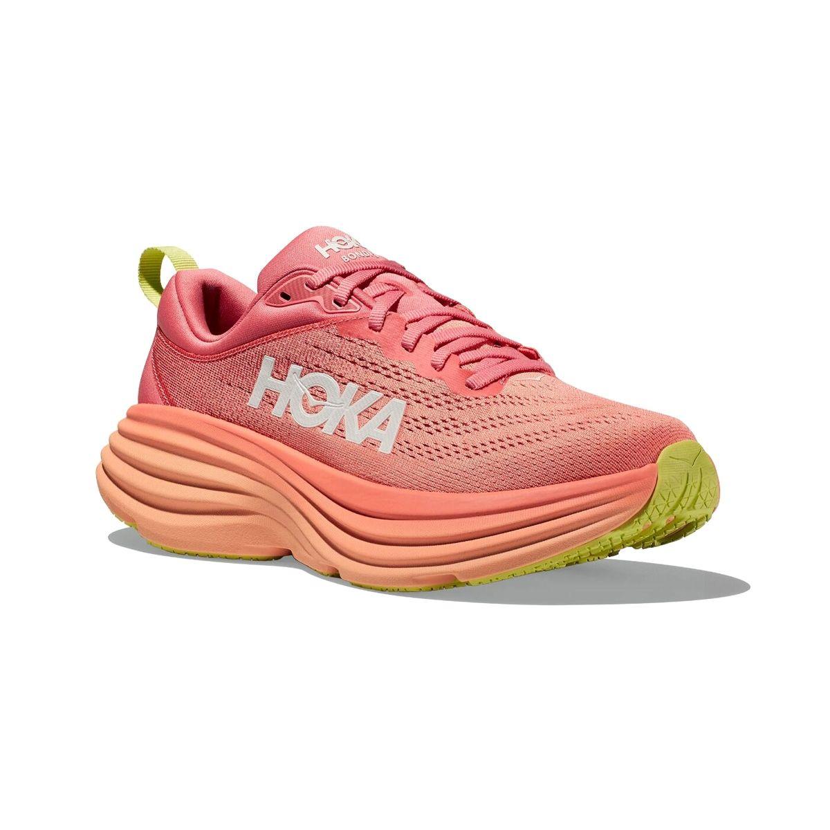 Zapatilla Hoka Bondi 8 Mujer Coral-5