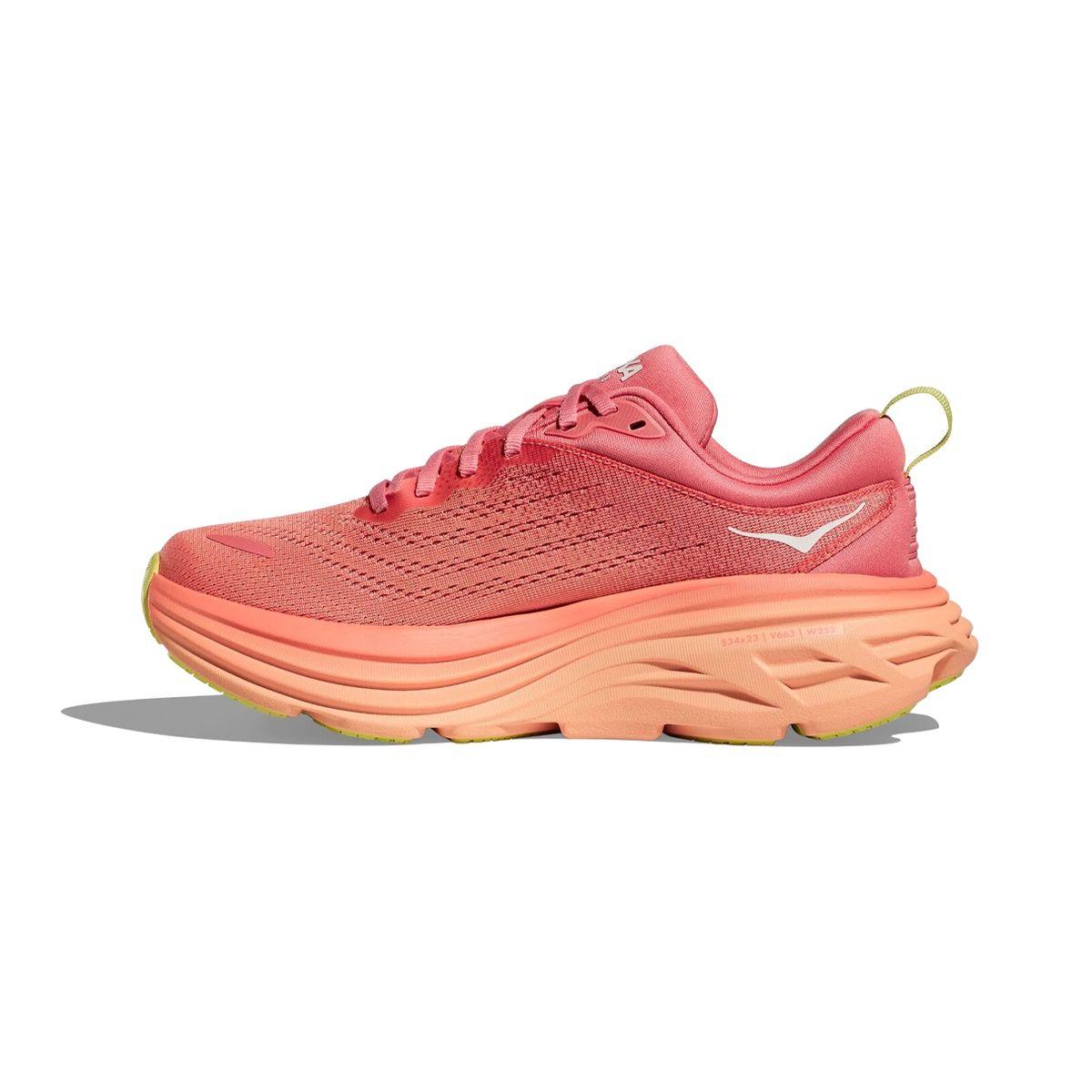 Zapatilla Hoka Bondi 8 Mujer Coral-6