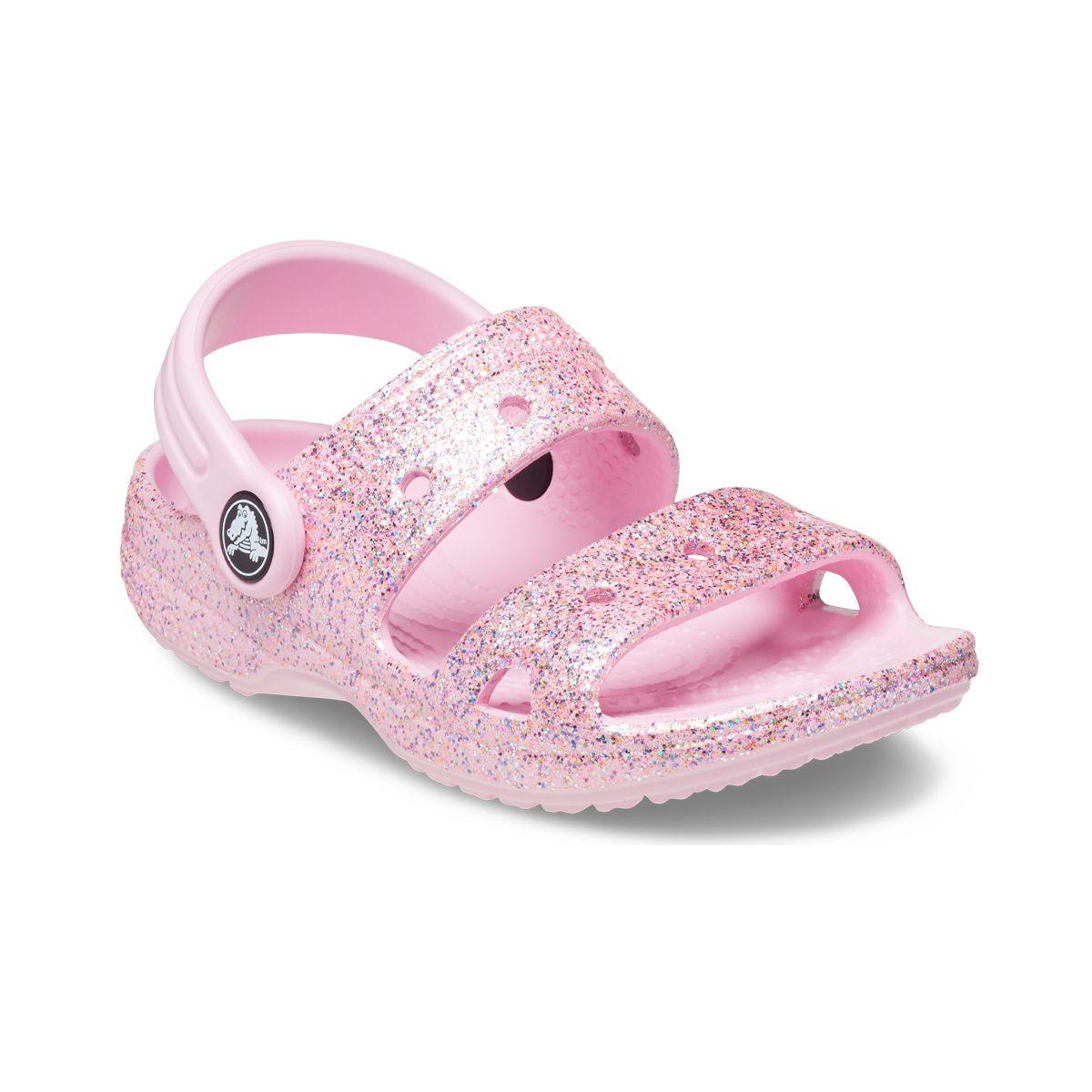 Sandalia Crocs Classic Glitter Niños TD Rainbow-0