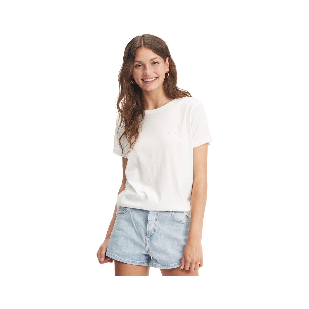 Polera Roxy Palm Lines Mujer Snow White-0