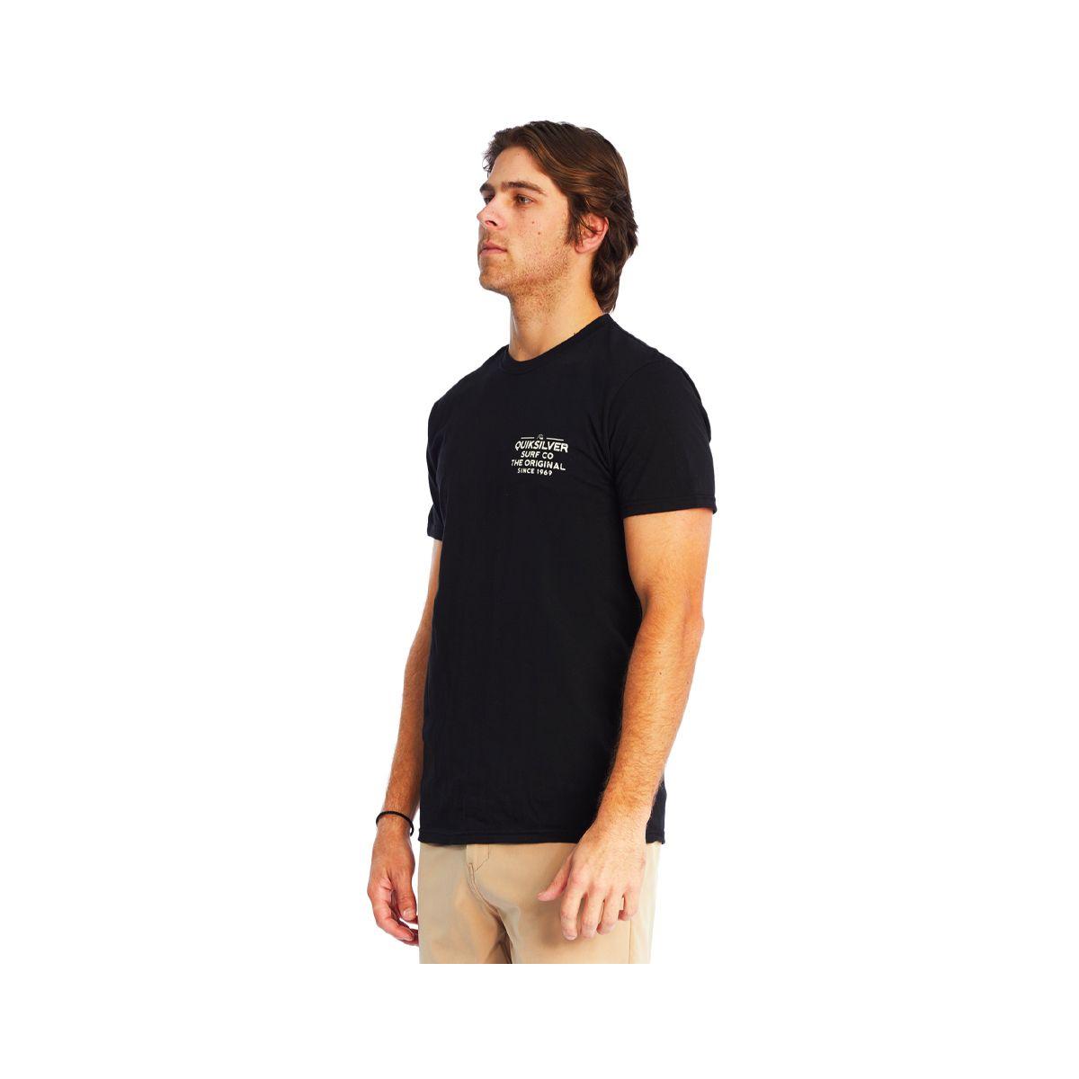 Polera Quiksilver Feeding Line Hombre Black-1