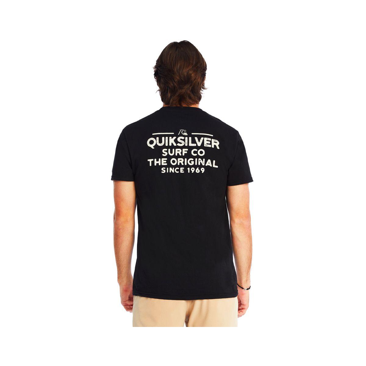 Polera Quiksilver Feeding Line Hombre Black-2