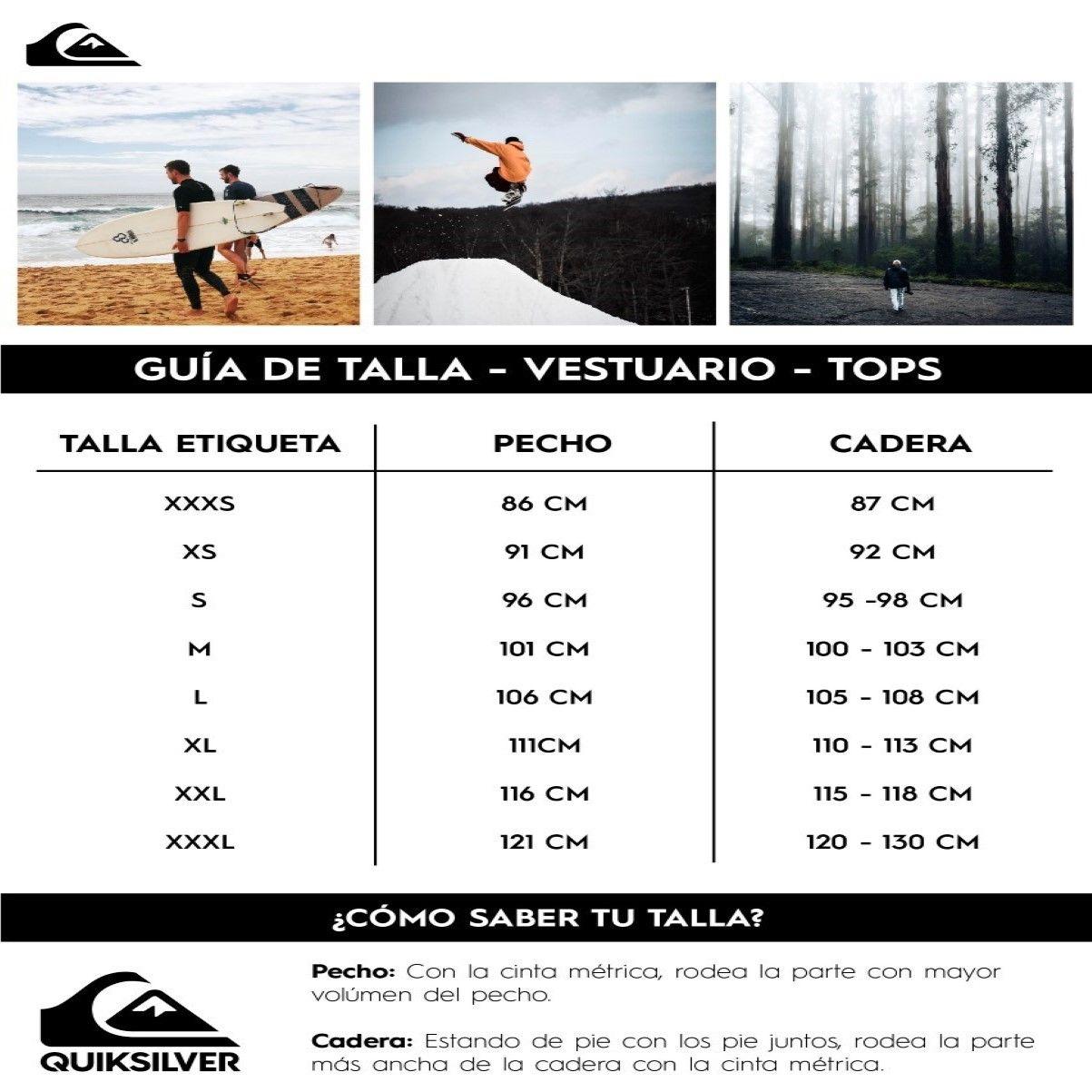 Polera Quiksilver Feeding Line Hombre Black-5