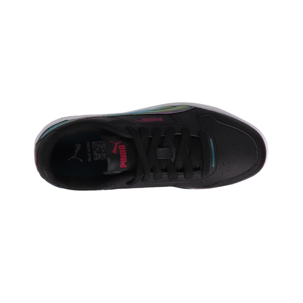 Zapatilla Puma Carina Street Bouncy Sky Joven Negras/Celeste-4