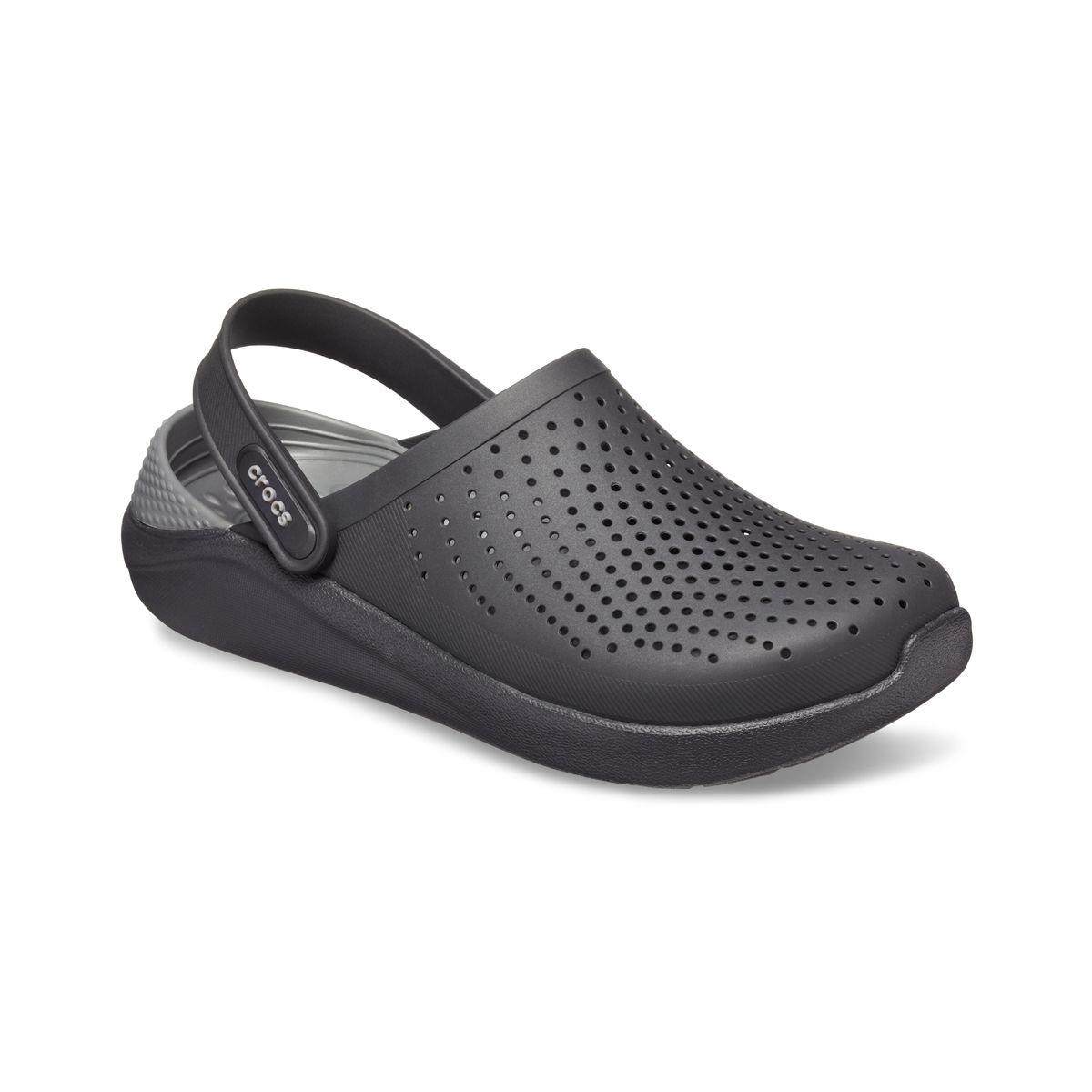 Zueco Crocs LiteRide Unisex Black/Slate Grey-0
