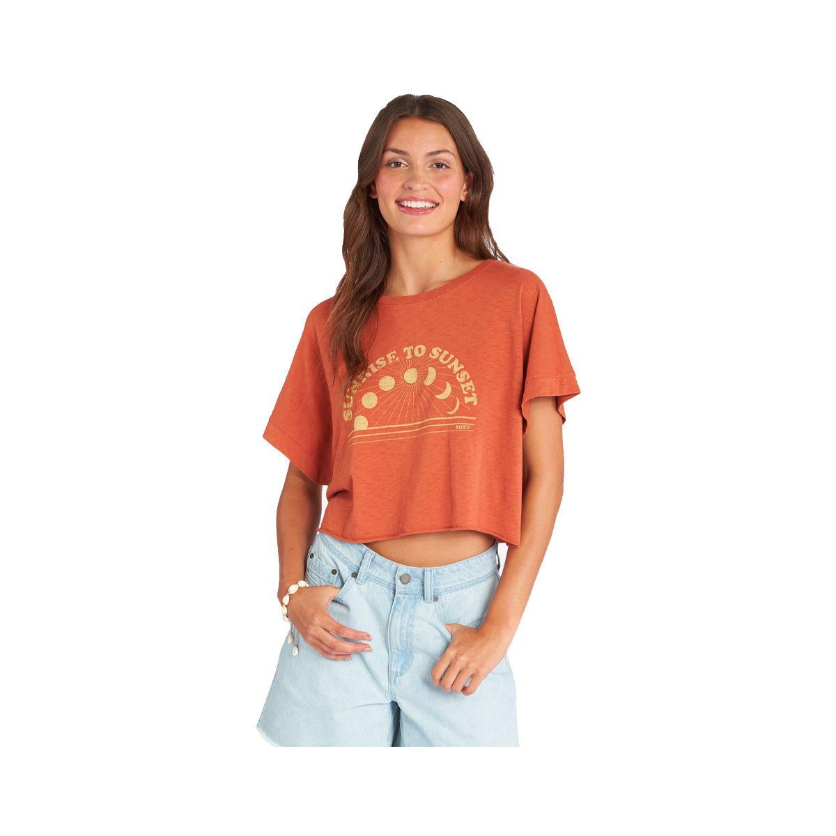 Polera Roxy Sunrise To Sunset Mujer Naranjo-0