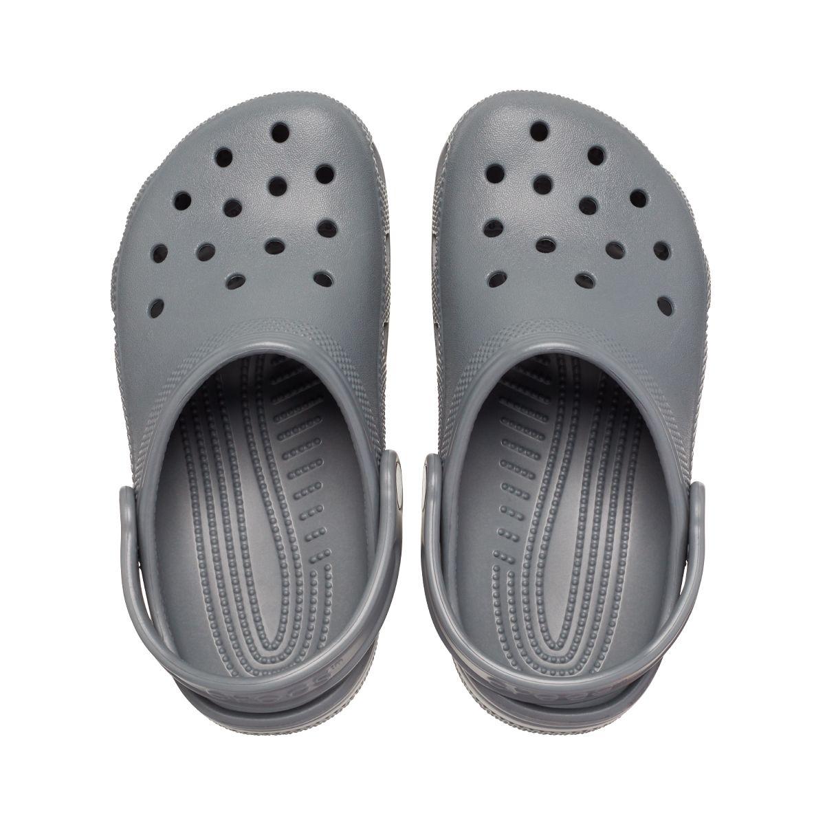 Zueco Crocs Classic Clog K SltGry Niño Gris-5