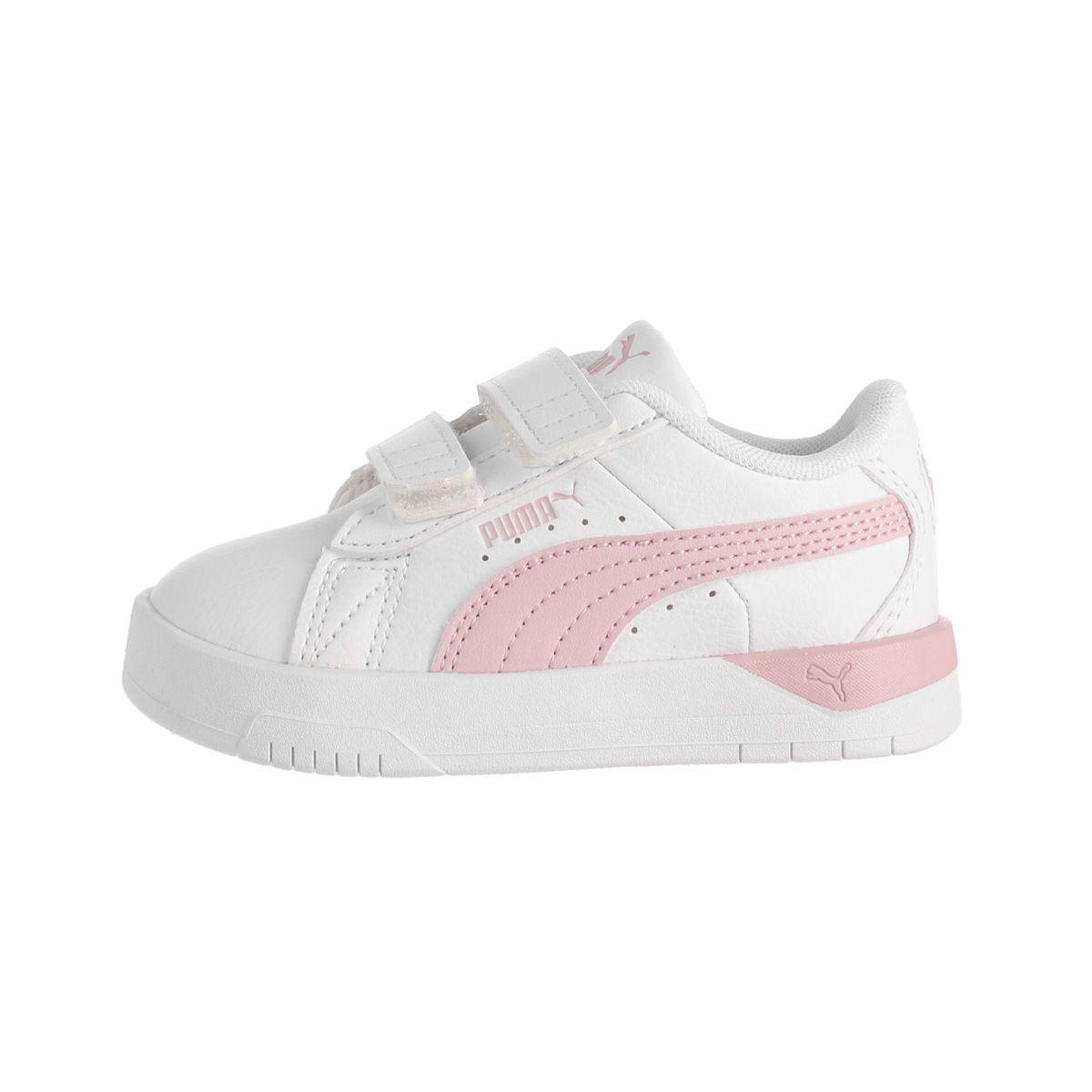 Zapatillas Urbanas Baby Jada Classic Puma Blancas/Rosadas-0