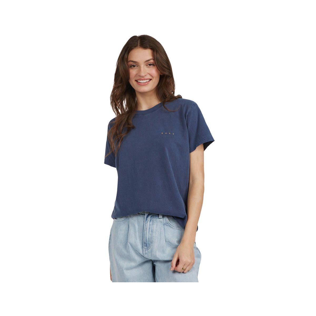 Polera Roxy Eastern Sun Boyfriend Mujer Mood Indigo-0
