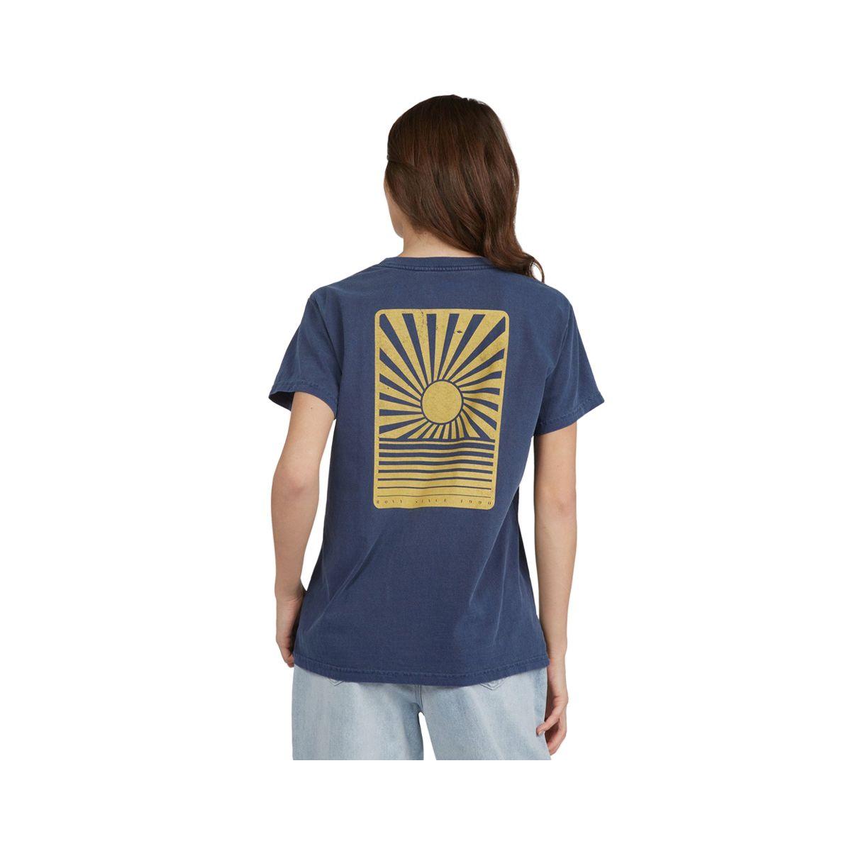 Polera Roxy Eastern Sun Boyfriend Mujer Mood Indigo-2