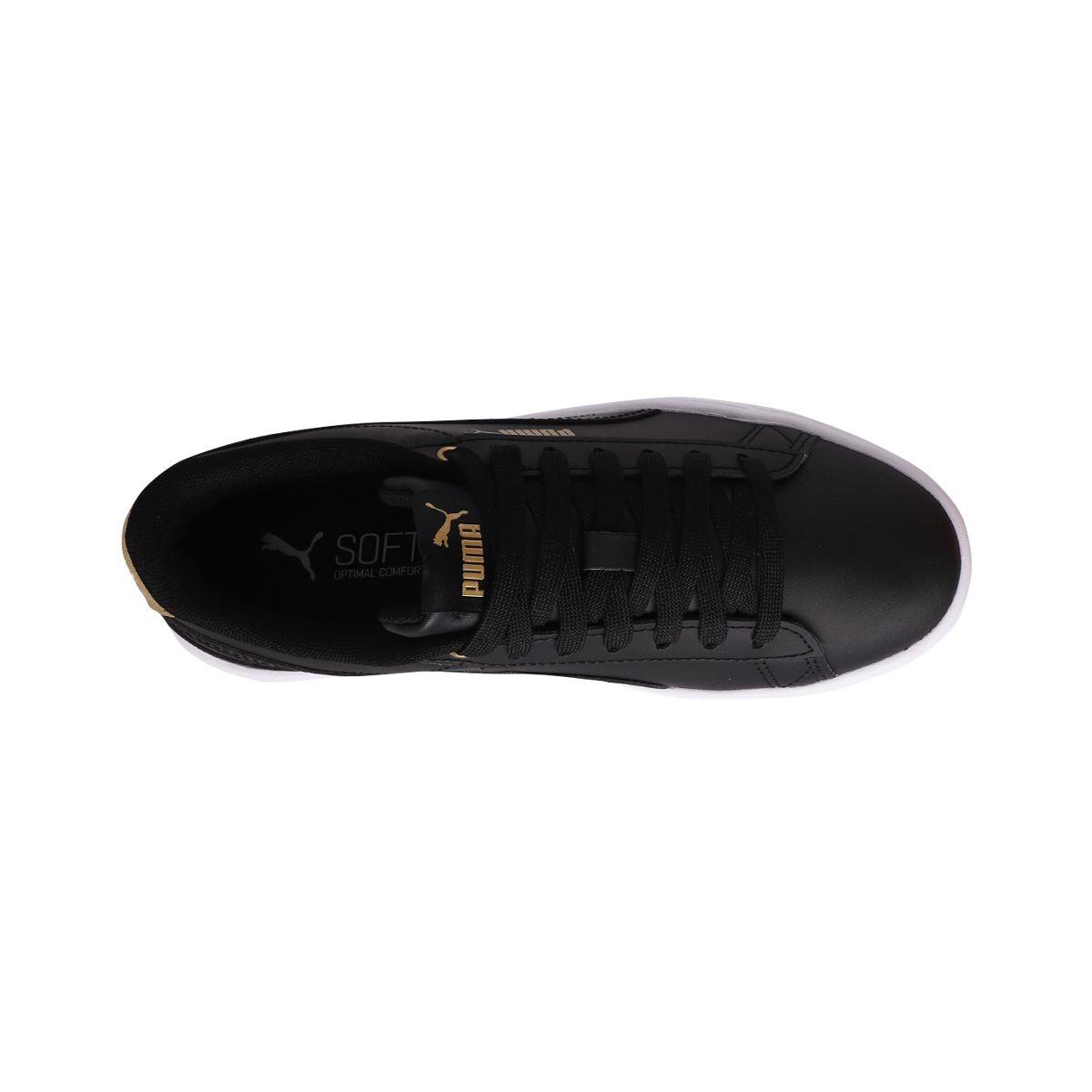 Zapatilla Puma Vikky V3 Distressed Mujer Negras/Doradas-4