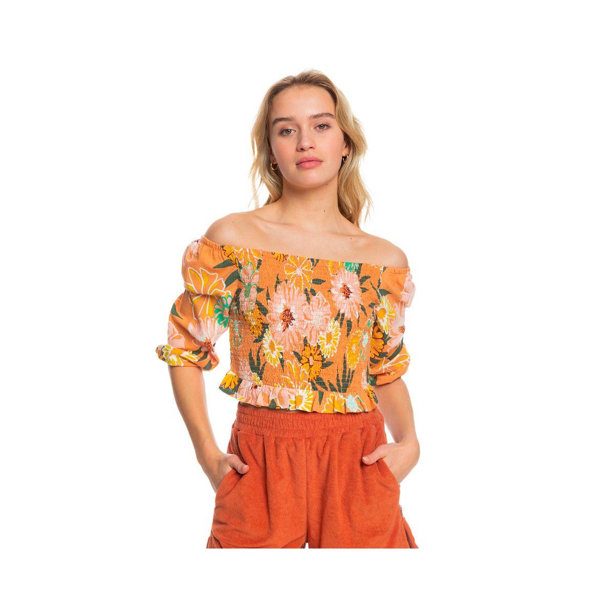 Blusa Roxy Like The Sun Again Mujer Toasted-0