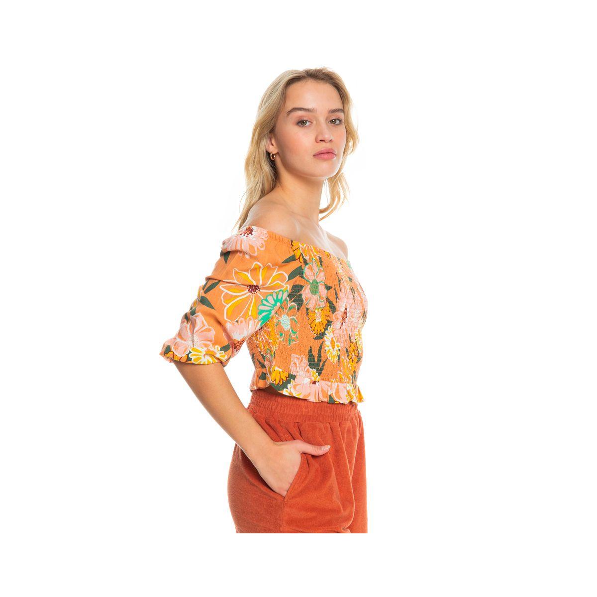 Blusa Roxy Like The Sun Again Mujer Toasted-1