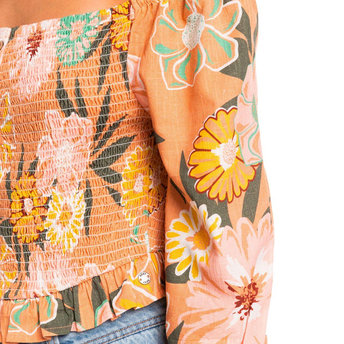 Blusa Roxy Like The Sun Again Mujer Toasted-3