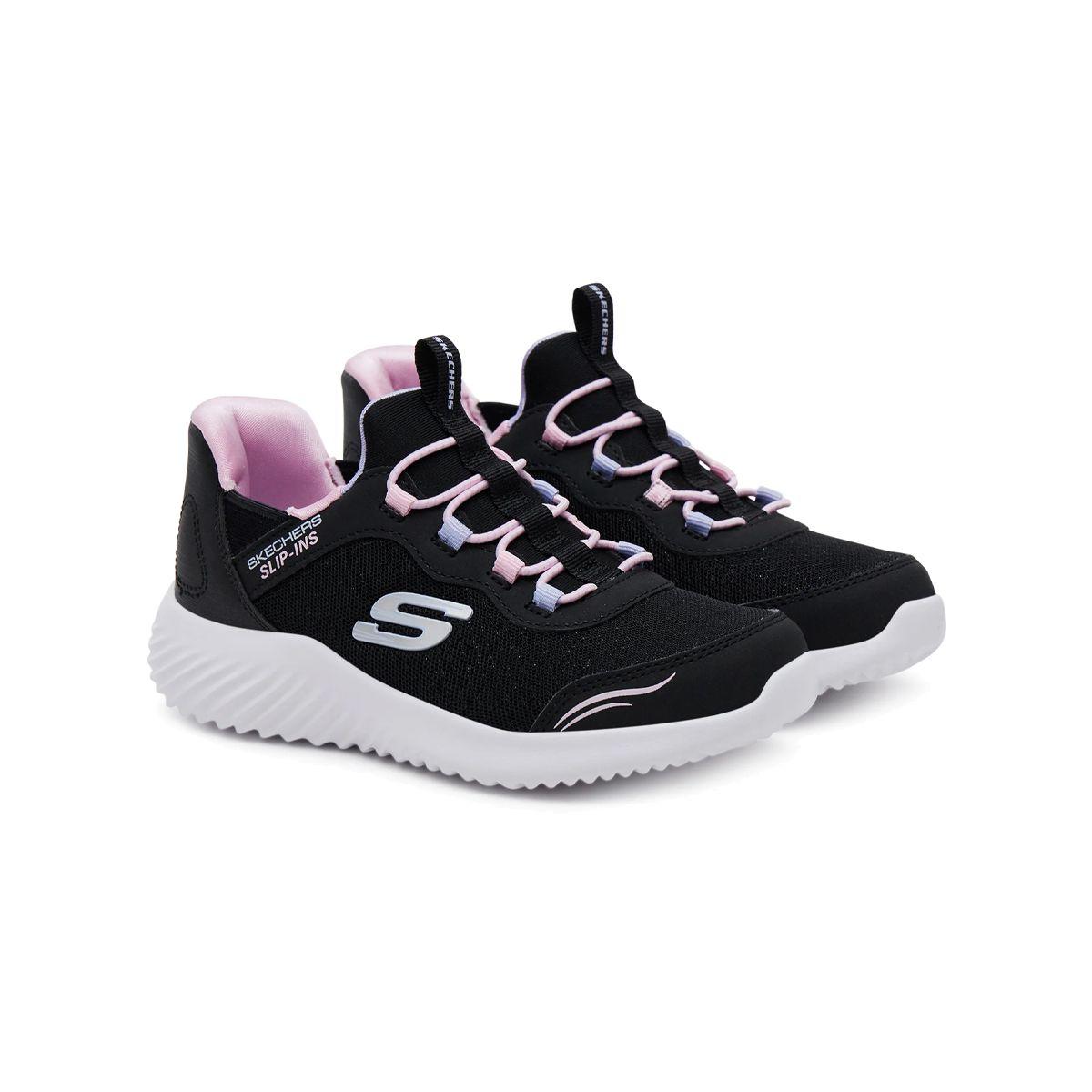 Zapatillas Joven Bounder Simple Cute Skechers Negro-2