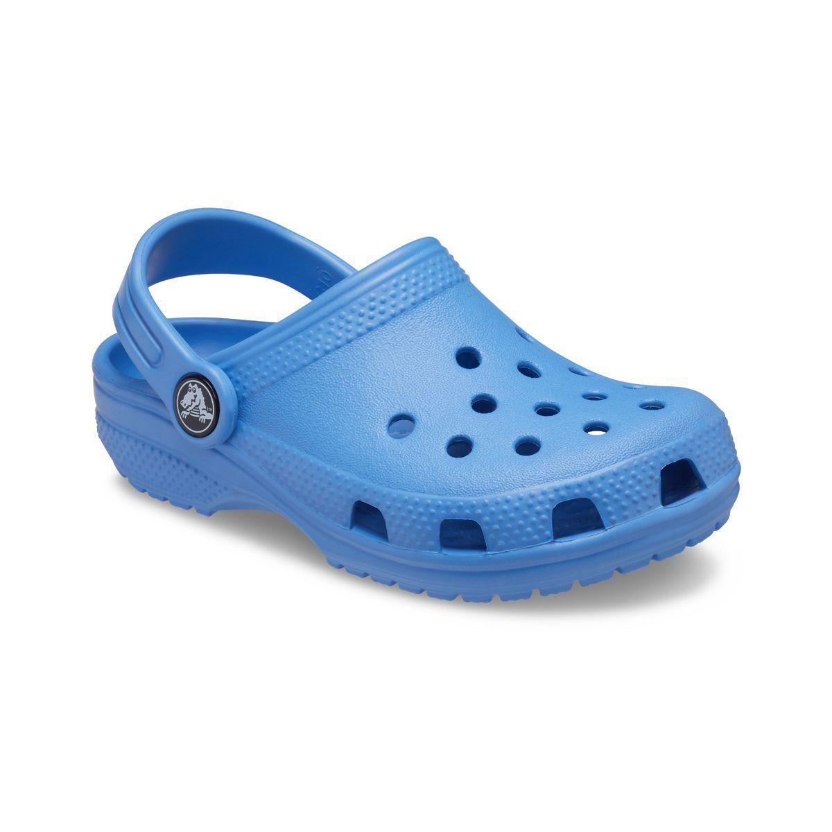 Zueco Crocs Classic Niño Powder Blue-0