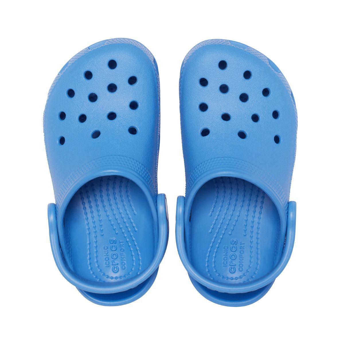 Zueco Crocs Classic Niño Powder Blue-5